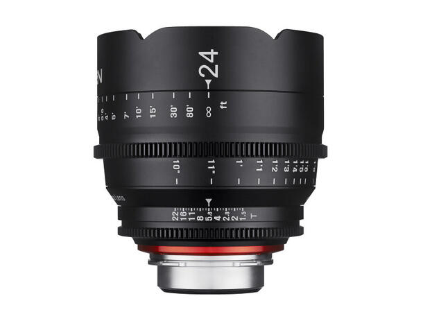 Samyang Xeen 24mm T1.5 Cine Canon Vidvinkel videoobjektiv 